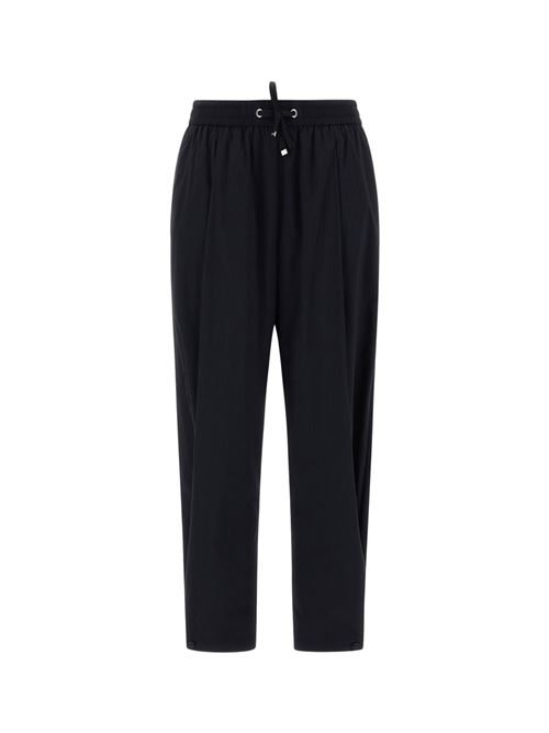 pantalone donna nylon stretch nero HERNO | PT00031D12431SZ9300